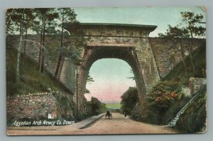 IRELAND EGYPTIAN ARCH NEWRY CO. DOWN ANTIQUE POSTCARD