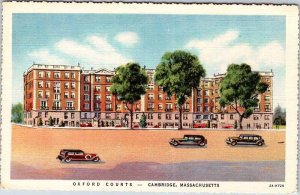 Postcard BUILDING SCENE Cambridge Massachusetts MA AM5407