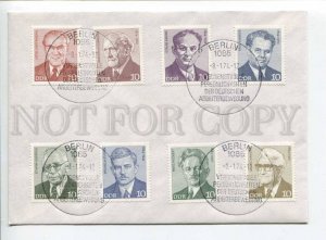 291173 EAST GERMANY GDR 1974 COVER Berlin personalities special cancellations