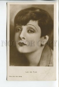 459987 LYA DE PUTTI Silent Film ACTRESS Fashion Vintage PHOTO postcard