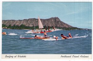 Surfing at Waikiki