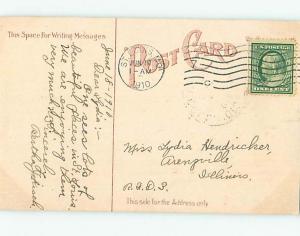 Divided-Back PARK SCENE St. Louis Missouri MO hk8329