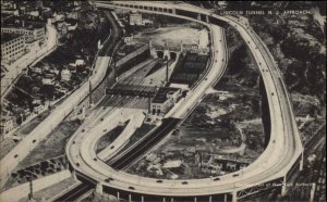 Lincoln Tunnel New Jersey NJ Highway Interstate Travel Vintage Postcard