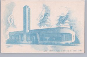 Interstate Glass House Restaurant, Vintage Postcard