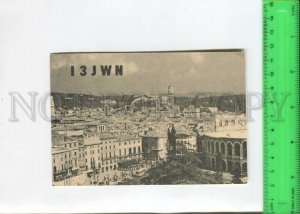 467029 1986 year Italy Verona radio QSL card to USSR