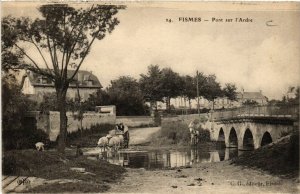 CPA FISMES - Pont sur l'Ardre (490544)