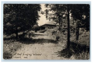 House Of The Singing Winds Brown County Nashville IN, Steele Art Studio Postcard 