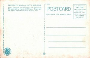 Postcard State War and Navy Departments Washington DC