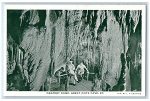 c1960's Drapery Dome Scene Great Onyx Mammoth Cave Kentucky KY Unposted Postcard