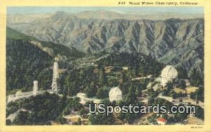 Mt. Wilson Observatory - California CA  