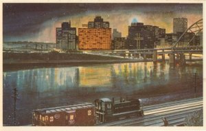 Christmas 1960 The Pittsburgh & Lake Erie Railroad Company USA Postcard