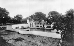 RPPC VICTORIA FALLS HOTEL SWIMMING POOL SOUTH AFRICA REAL PHOTO POSTCARD