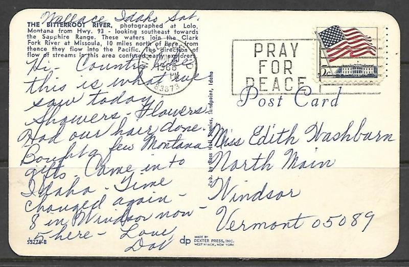 Montana, Lolo - The Bitterroot River - [MT-002]