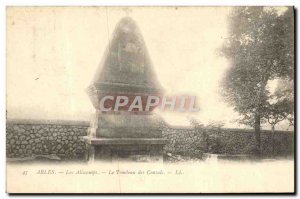 Old Postcard Arles Aliscamps Le Tombeau des Consuls