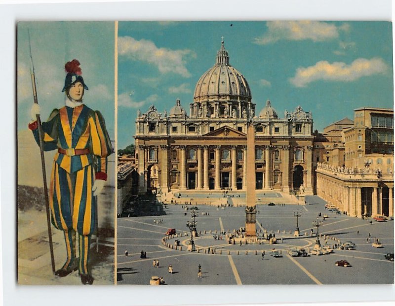 Postcard St. Peter's Square, Rome, Italy