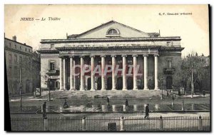 Old Postcard Nimes The theater