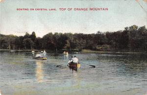 BR102957 boating on crystal lake orange mountain  usa