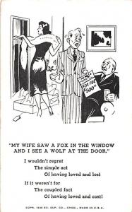 Fox in the Window Comic Unused 