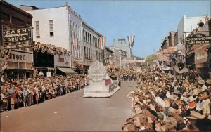 Dothan Alabama AL Peanut Festival Parade Float Vintage Postcard