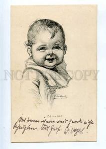 234906 Happy Baby by WF FIALKOWSKA Vintage Lissner #1192 PC