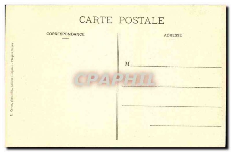 Old Postcard Amiens Stalls Choir Ramp