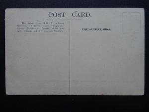 Allan R.M. Line VICTORIAN & VIRGINIAN TURBINE SCREW TURBINE c1907 Postcard