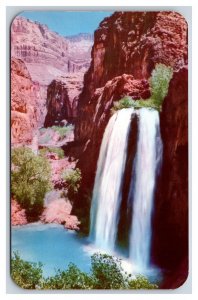 Havasu Falls Grand Canyon Arizona AZ UNP Chrome Postcard M18