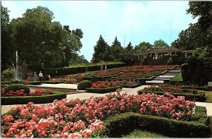 Postcard GARDEN SCENE Fort Worth Texas TX AI0014