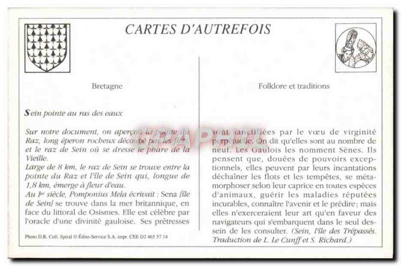 REPRO The Raz Girl L & # 39Ile Sein Folklore