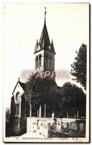 Old Postcard Bourbonne les Bains The Church