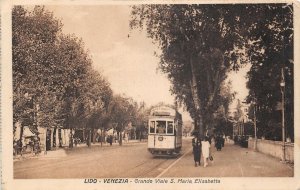 Lot281 lido venezia grande viale s maria elisabetta italy tramway tram