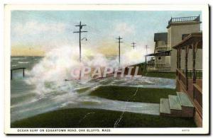 Postcard Old Ocean Road Surf On Edgartown Oak Bluffs Mass