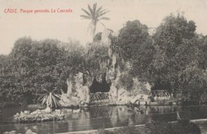 Spain Postcard - Cadiz - Parque Genoves, La Cascada   RS23095