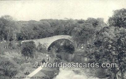 Ayr Auld Brig O Doon Scotland, Escocia Unused 