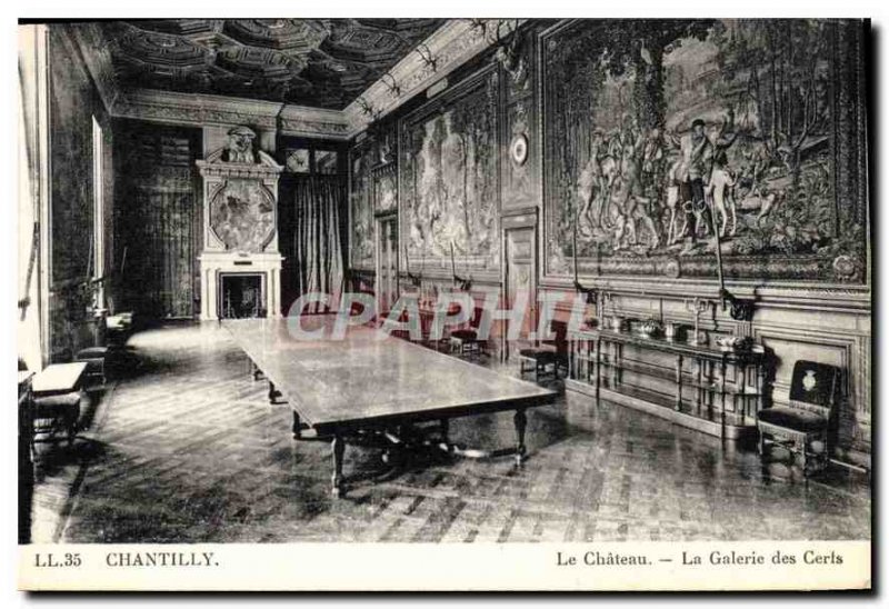 Old Postcard Chantilly Chateau Gallery of Certs