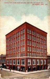 Iowa Des Moines Capital City State Bank Building East 5th and Locust Streets ...