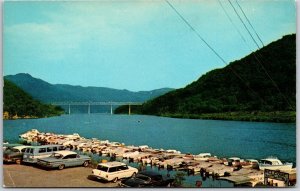 Boat Docks Bluestone Reservoir Hilton West Virginia Boating Fishing Postcard