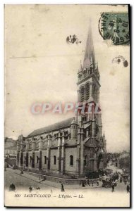 Postcard Old Saint Cloud The Church