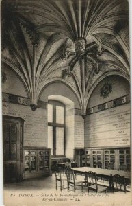 CPA Dreux Salle de la Bibliotheque de l'Hotel de Ville FRANCE (1155134)