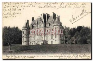 Postcard Old Cars of the Orne le chateau de la Roche Cars
