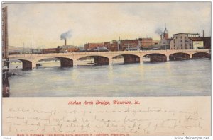 WATERLOO, Iowa, PU-1908; Melan Arch Bridge