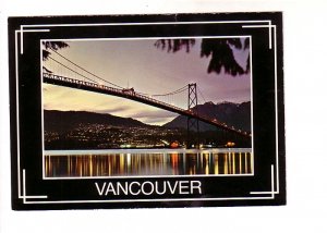 Lions Gate Bridge at Dusk, Vancouver British Columbia