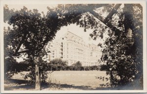 Victoria BC Empress Hotel from Rose Garden Gowen Sutton Real Photo Postcard G95