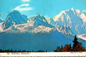 Alaska Anchorage-Fairbanks Highway Mt McKinley Pinnacles 1974