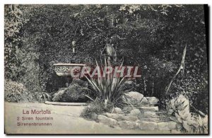 Old Postcard La Mortola Siren Fountain Sirenenbrunnen