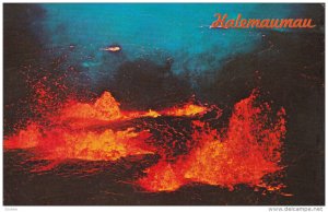 HAWAII, PU-1987; Helemaumau Eruption, Hawaii Volcanoes National Park