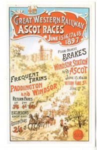 Ascot Races, 1897, Horses, Great Western Railway