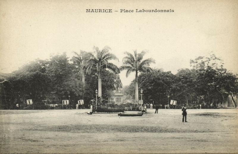 mauritius, Place Labourdonnais (1899) Messageries Maritimes