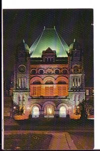 Parliament Buildings at Night, Toronto, Ontario, Used 1976 or 1977