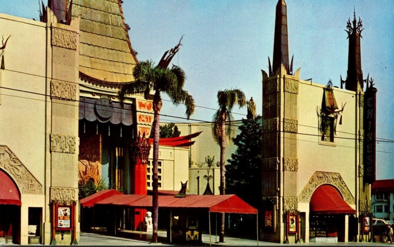 California Hollywood Grauman's Chinese Theatre 1957